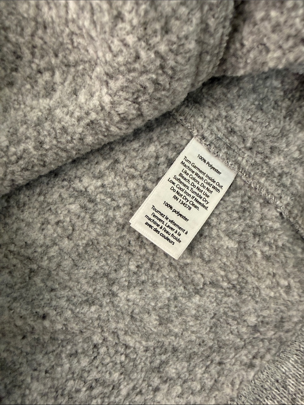 Vineyard Vines Gray Full Zip Fleece Vest Size Small - Picture 3 of 8